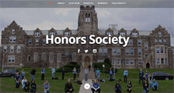 Desktop Screenshot of honorssociety.org